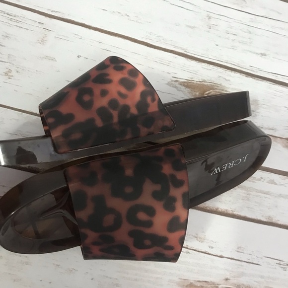 J. Crew Tortoise Pool Slide Sandal Size 7 Shower slides - Picture 3 of 7